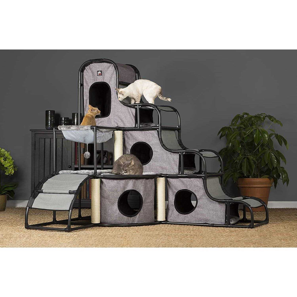 Gray Cat Tower O725