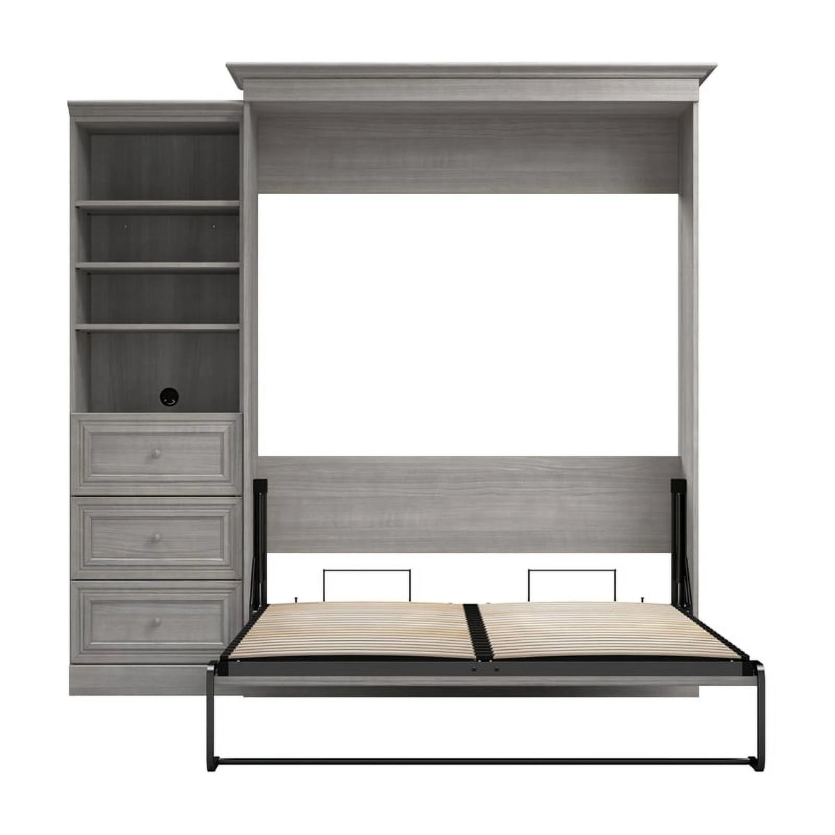 Queen Murphy Bed and Organizer K4694