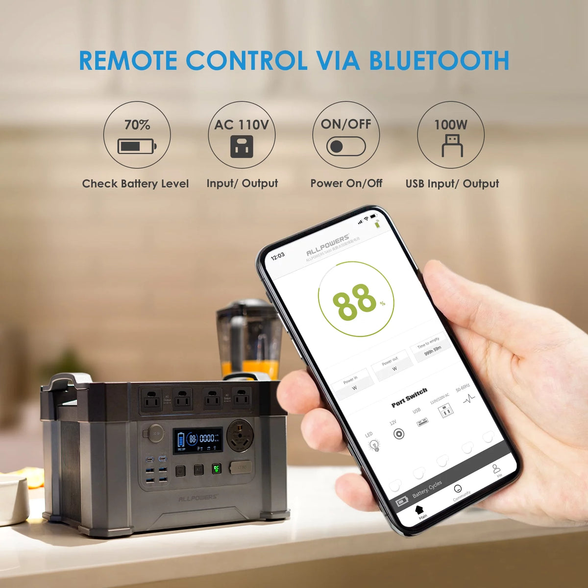 2400W 1500Wh Portable Power Station O9977