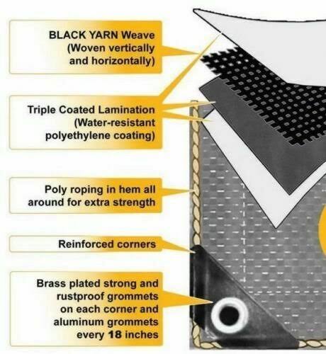 20 x 30 Heavy Duty Canopy Tarp R6346