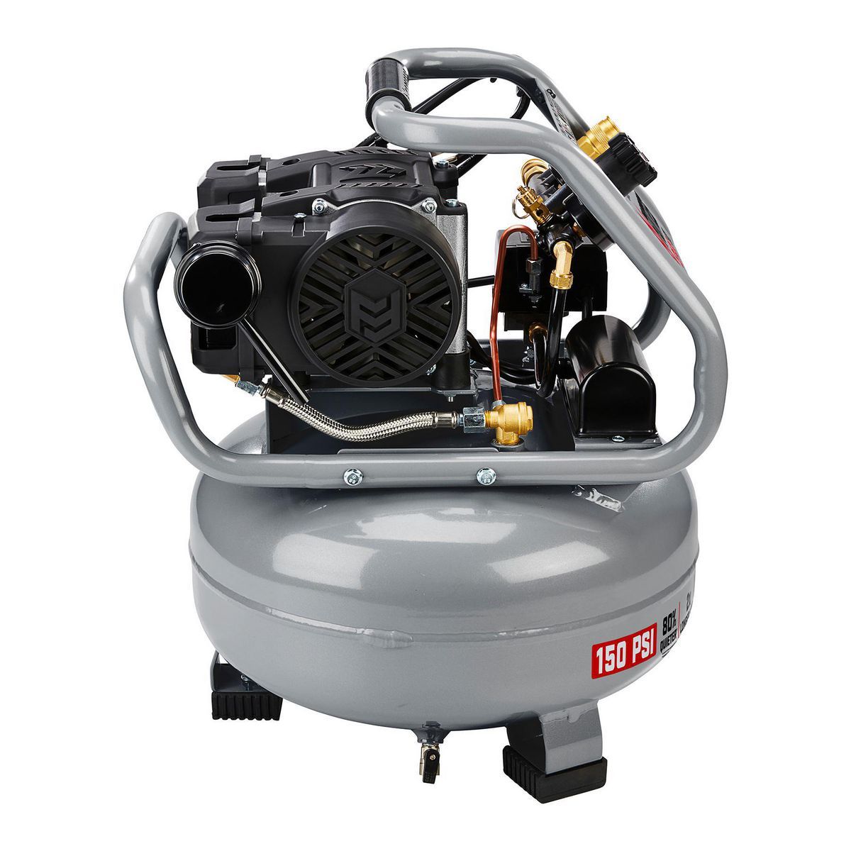 6 Gallon 150 PSI Oil-Free Pancake Air Compressor Q7555