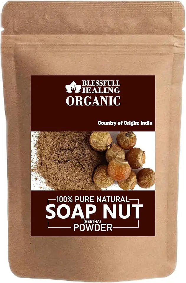 Organic Soap Nut Powder 100% Pure Natural 200 Gram / 7.05 oz A6880