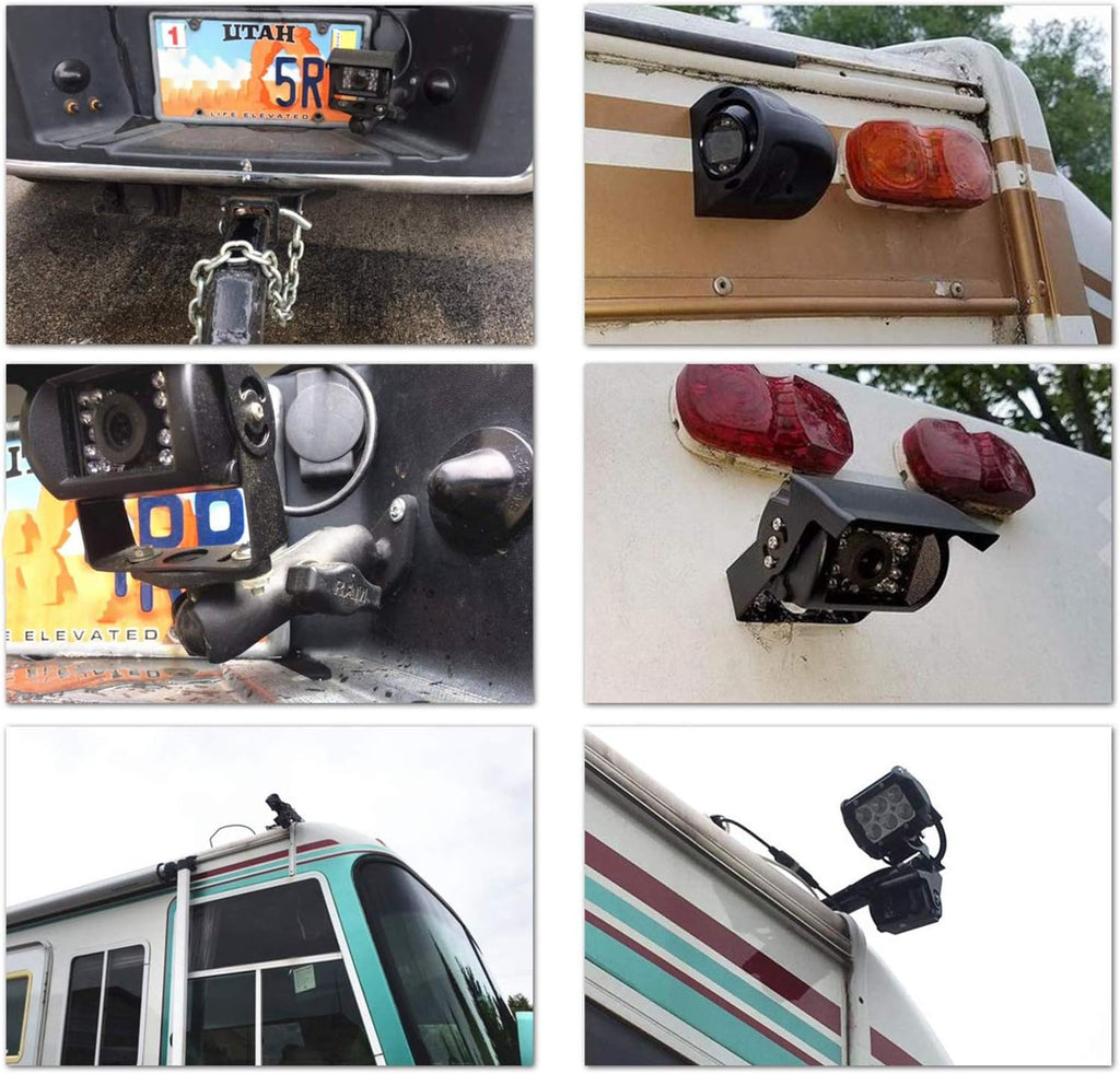 Backup Camera with Monitor 4 Channels Split Screen R462446