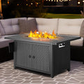 43'' 50,000 BTU Propane Fire Pit Table with Cover L49791