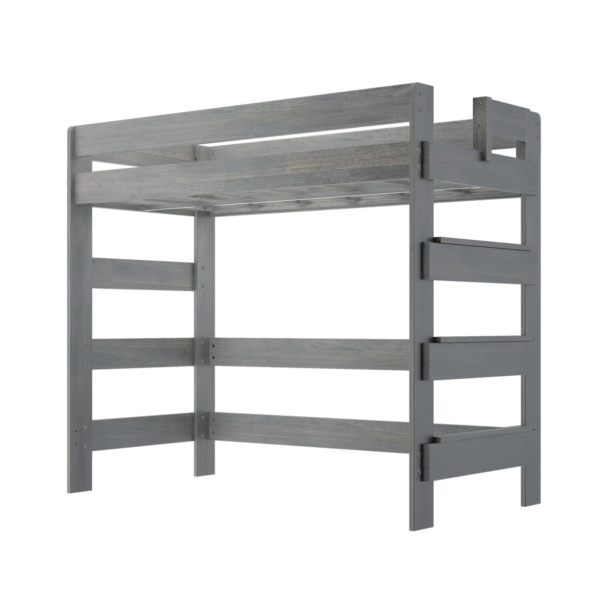 Solid Wood Twin High Loft Bed Z9917