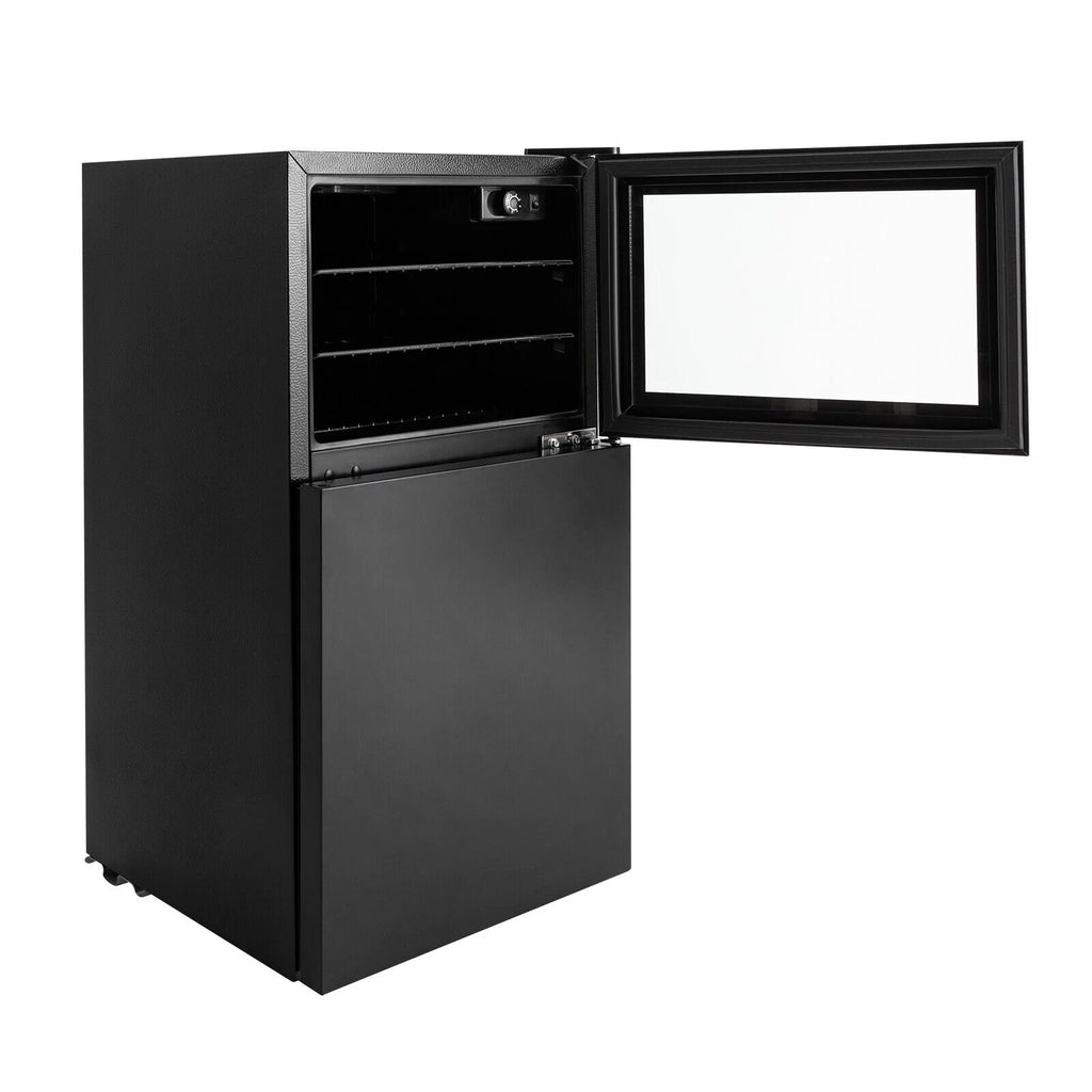 34" Dual Zone Wine Cooler Refrigerator Built-in Under-Counter Frost-Free O93208