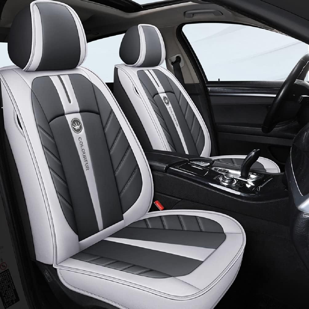 PU Breathable Leather Car Seat Cover 5-Seater T789695