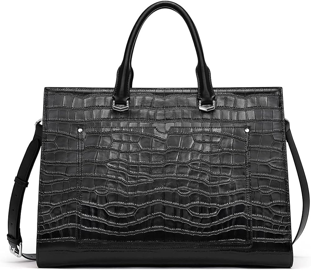 Leather 15.6 Inch Laptop Shoulder Bag X7242