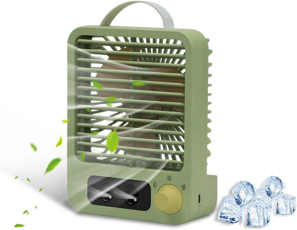 Mini Cooling Fan with Light Pack of 2 Z60083
