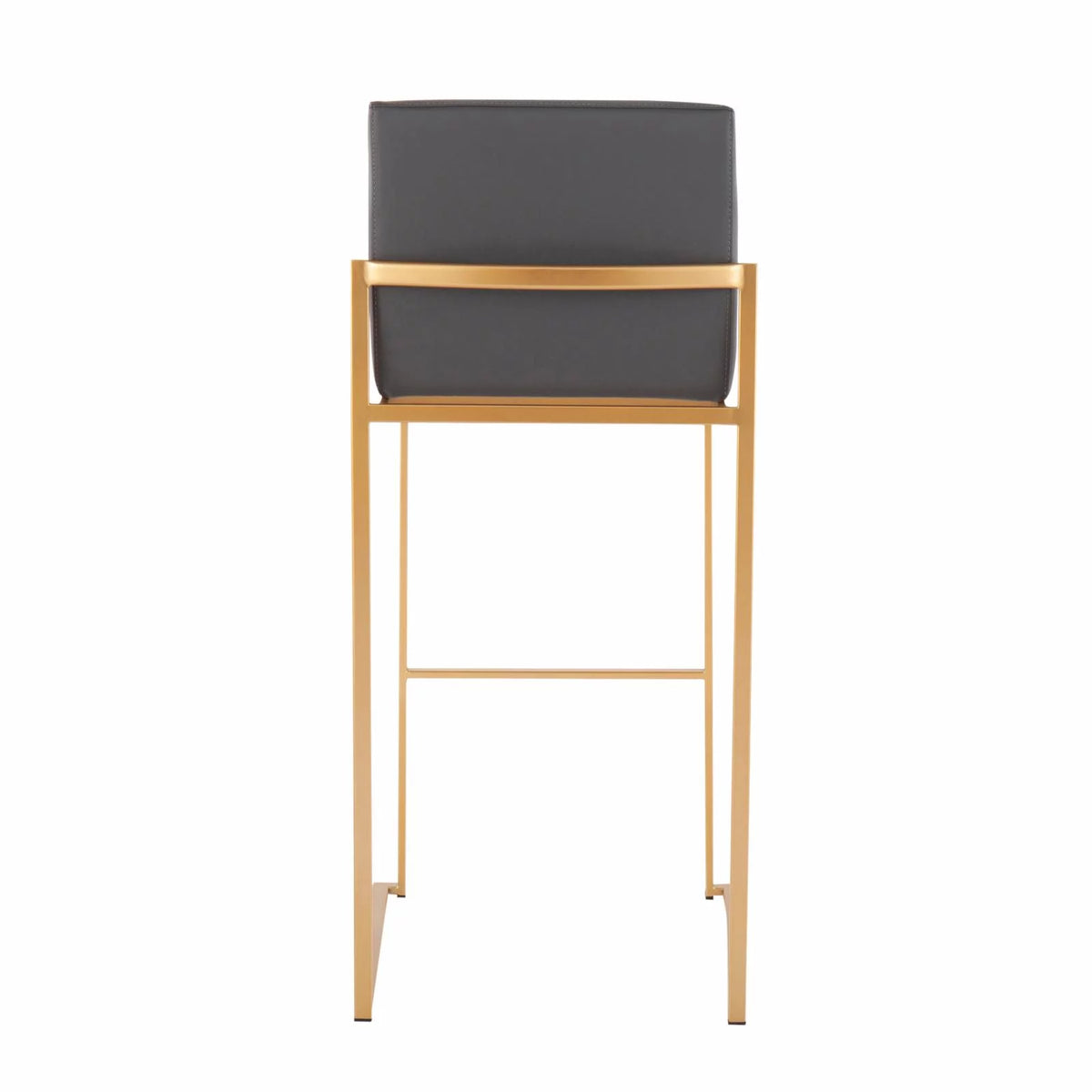 Faux Leather Barstool Set of 2 L5252
