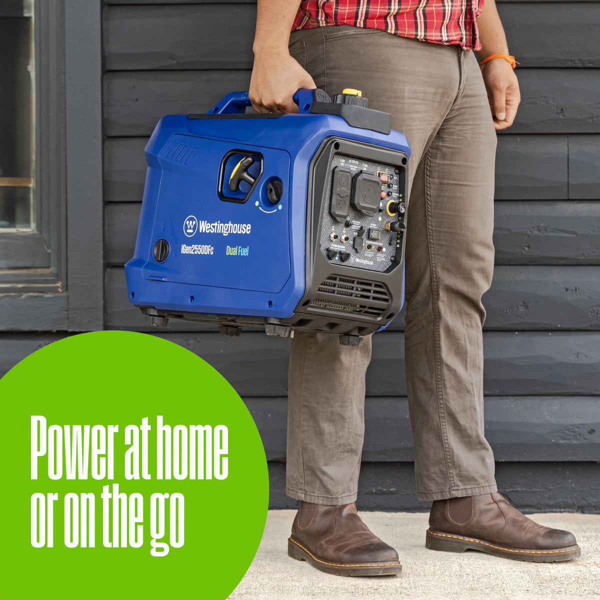 2550 Peak Watt Dual Fuel Portable Inverter Generator H5350