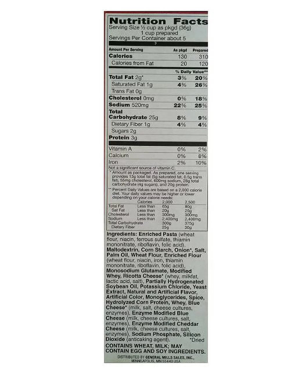 Pasta & Sauce Mix 4.8 oz H716