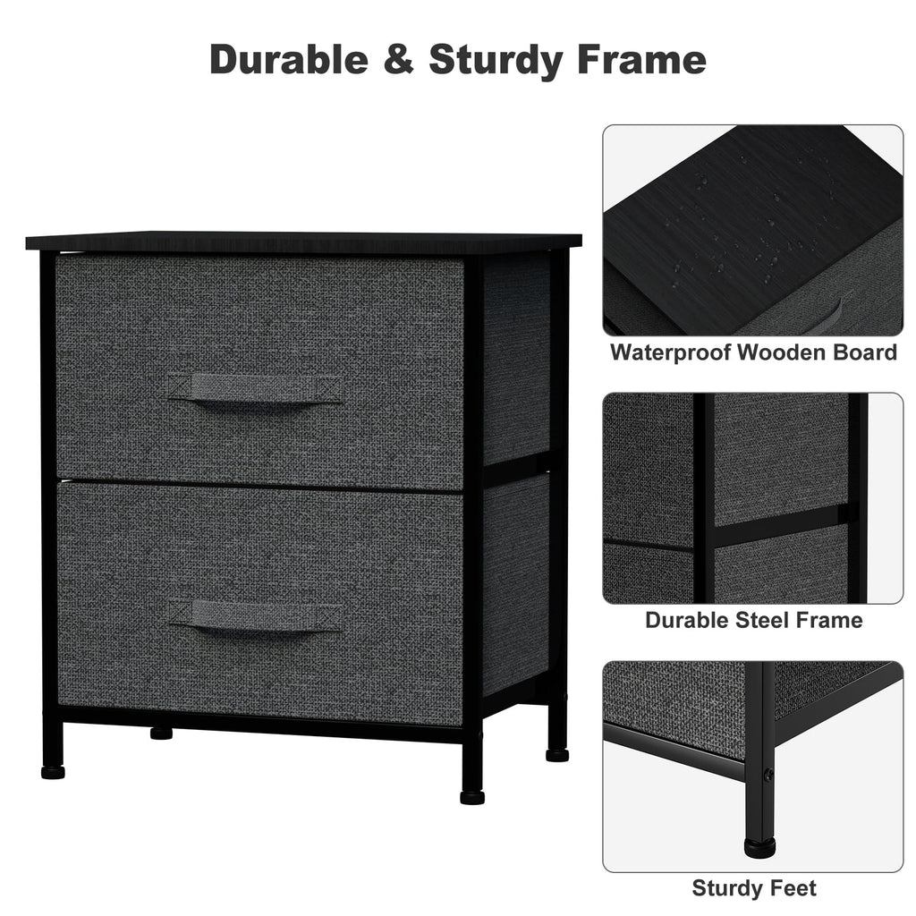2 Drawer Fabric Dresser S560983