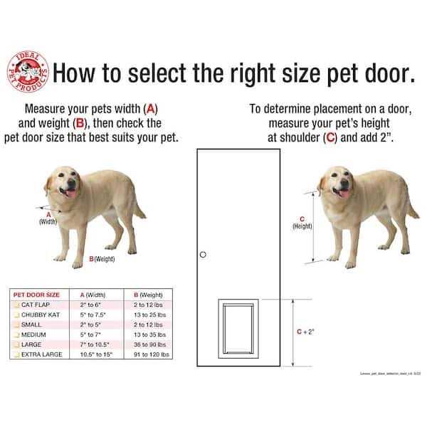 Aluminum Sash Pet Door M5416