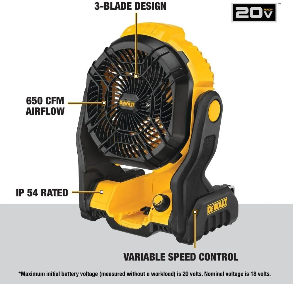 Cordless Portable Jobsite Fan H44955