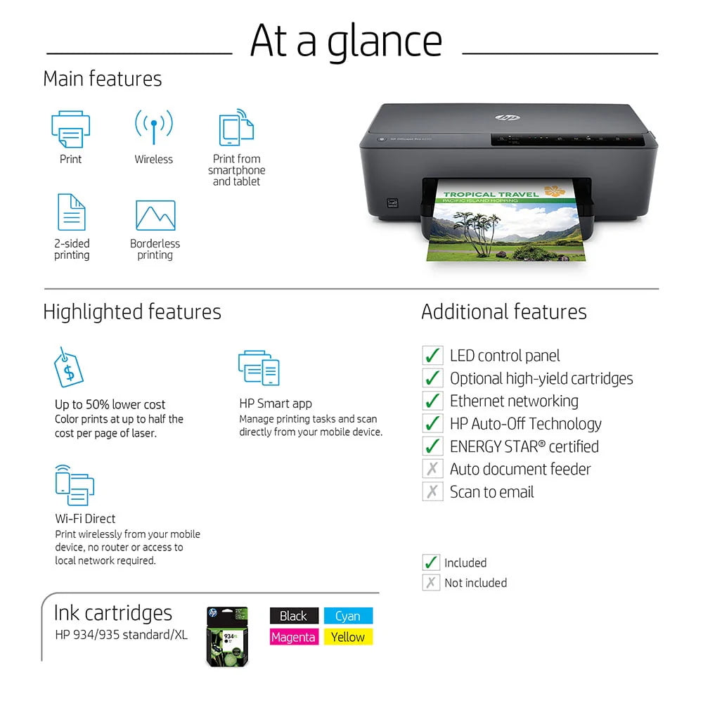 Wireless Printer with Mobile Printing O69217