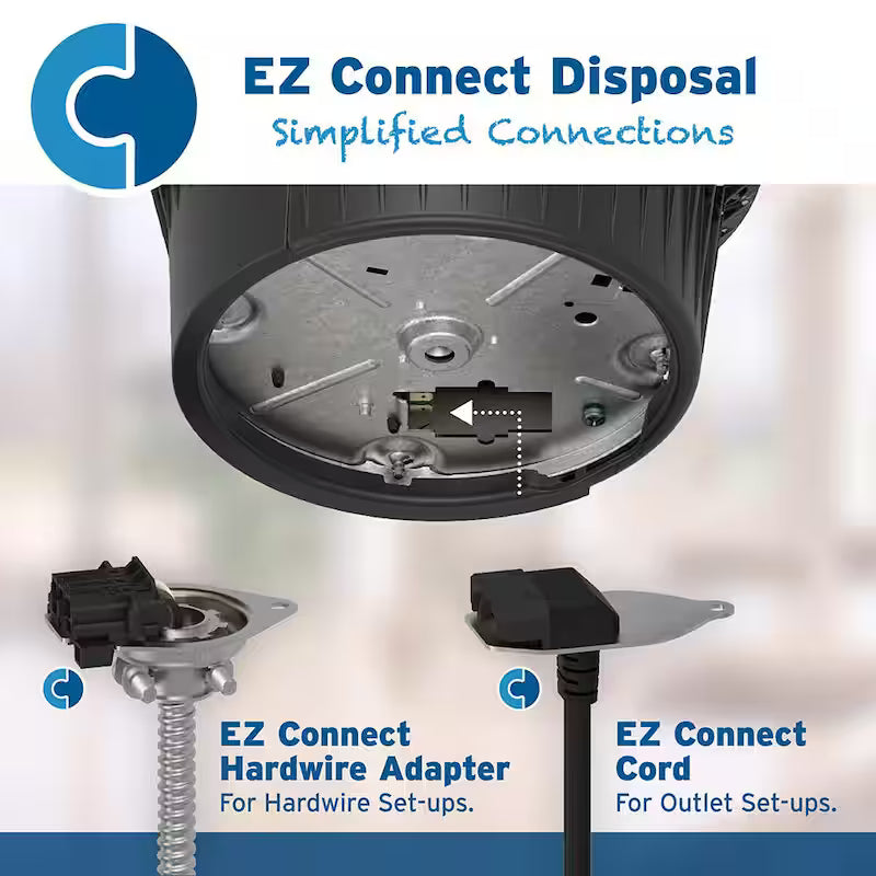 3/4 HP Continuous Feed Garbage Disposal with Power Cord X466434