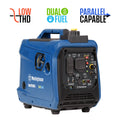 2550 Peak Watt Dual Fuel Portable Inverter Generator H5350