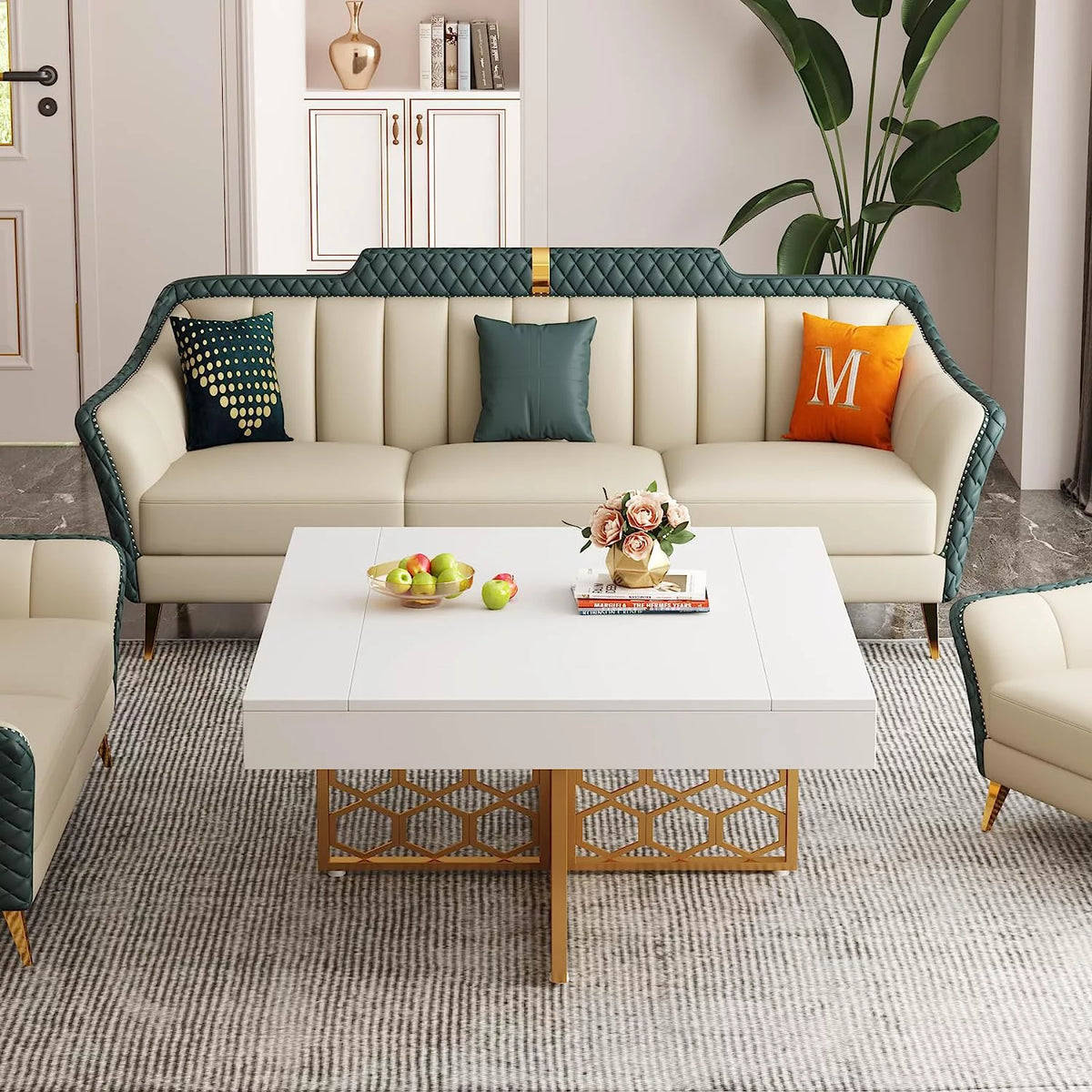 White Square Coffee Table Z446253