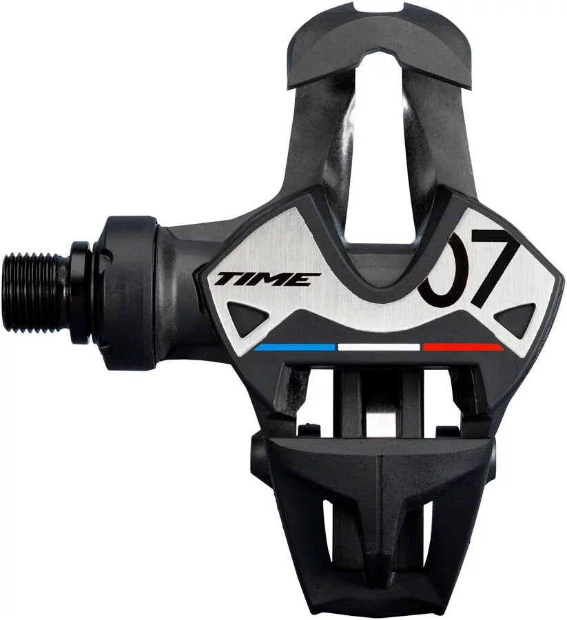 Clipless Pedals 9/16" Steel Axle Carbon Body Black I91179