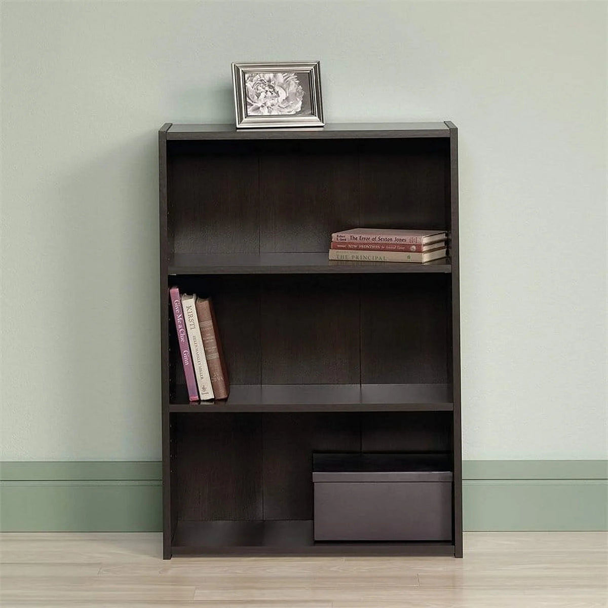 3-Shelf Engineered Wood Bookcase E674