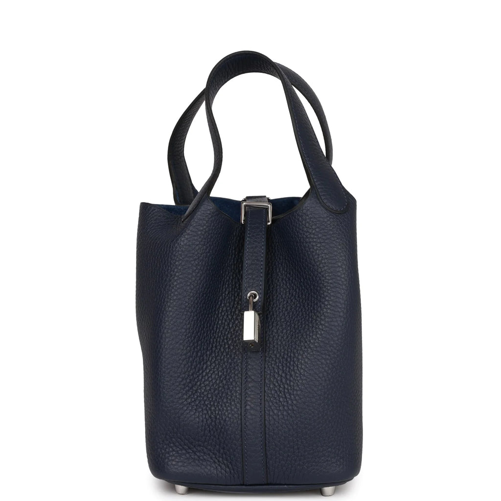 Bleu Nuit Clemence 18 Picotin Lock N701822