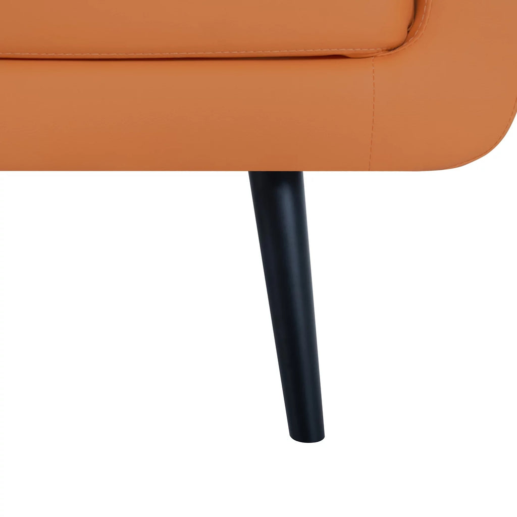 Caramel Air Leather Futon Sofa Bed N355