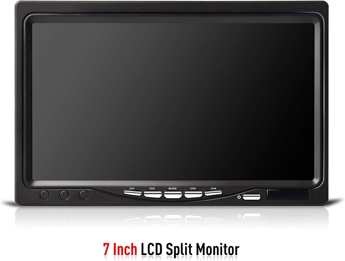 Backup Camera with Monitor 4 Channels Split Screen R462446