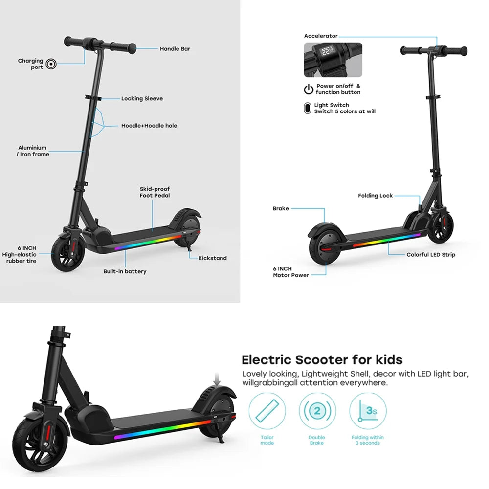 Adjustable Folding Lightweight Electric Scooter R654