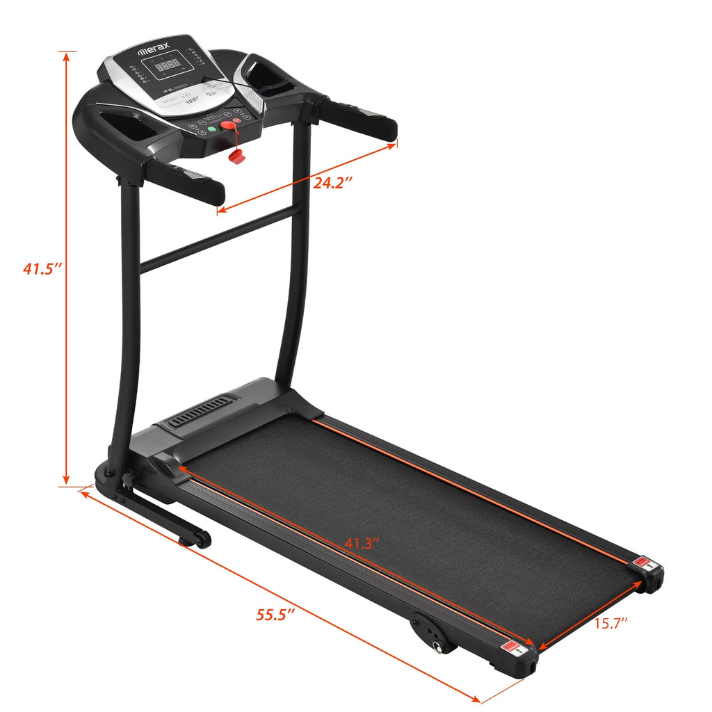 Folding Incline Treadmill 2.5HP Electric Running Machine P10439