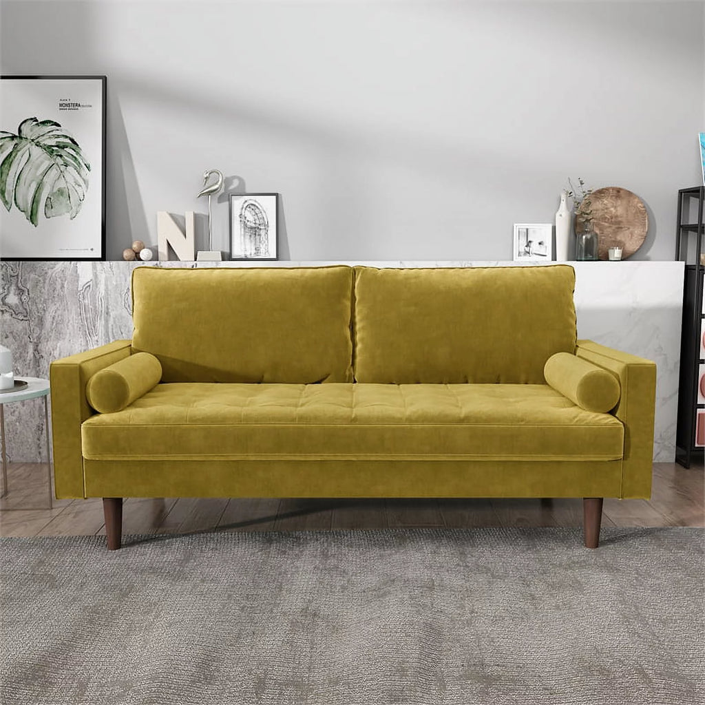 Velvet Living Room Sofa and 2-Loveseat 3 Piece Set T335