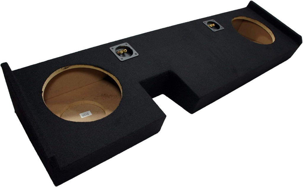 Compatible with 2009-2014 Ford F-150 Extended/Super Cab Truck Dual 10 Sub Box & HA-A400.1 K321