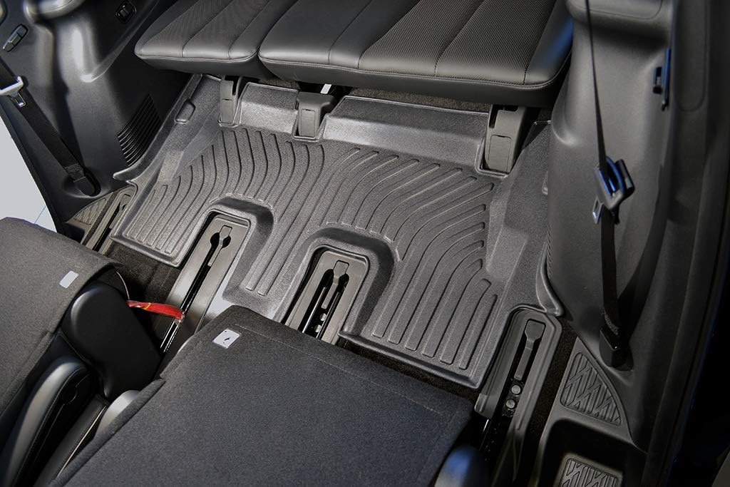 Heavy Duty Trunk Floor Mats for Hyundai Palisade 7 Seats 8 Seats Black O6030