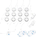 Under Cabinet Puck Lights with Hand Wave Sensor, Dimmable, Pack of 12, Cool White B5541