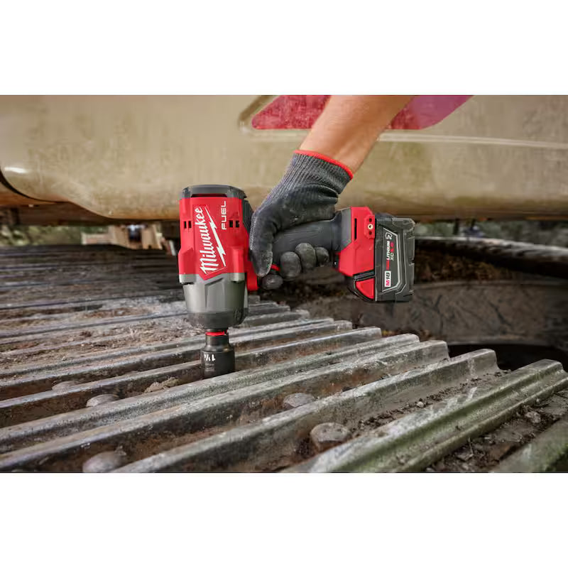 18V Lithium-Ion Brushless Cordless 1/2 in. Impact Wrench Kit Z43862