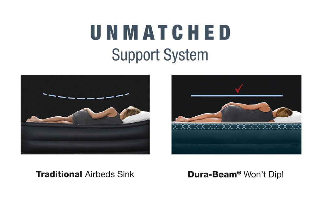 Queen Airbed Mattress with Internal Pump O894268