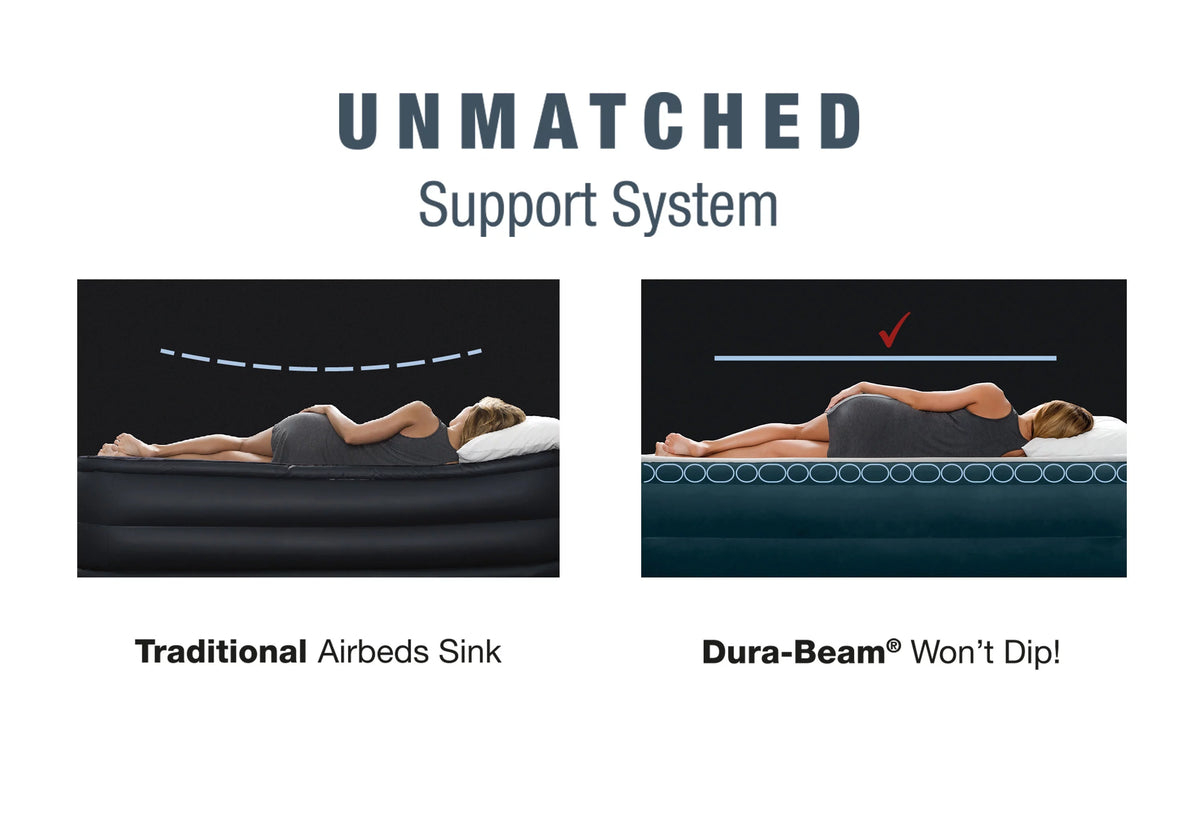 Queen Airbed Mattress with Internal Pump O894268
