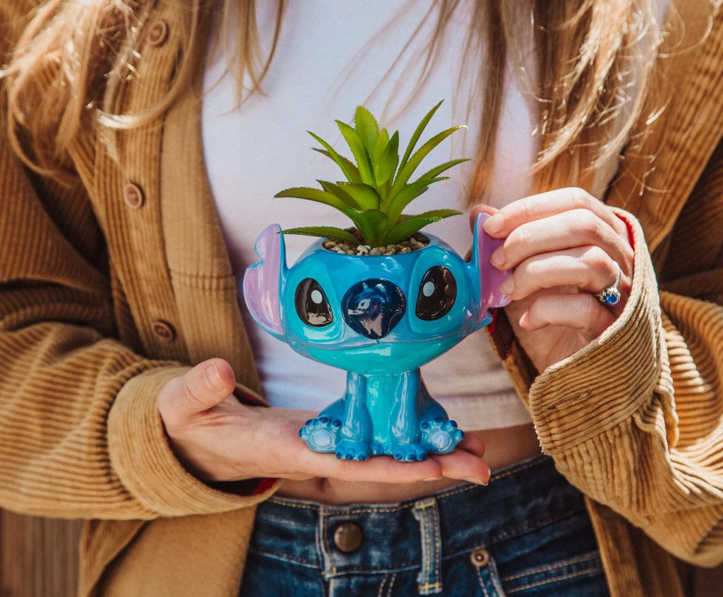 Ceramic Planter with Artificial Succulent J6530