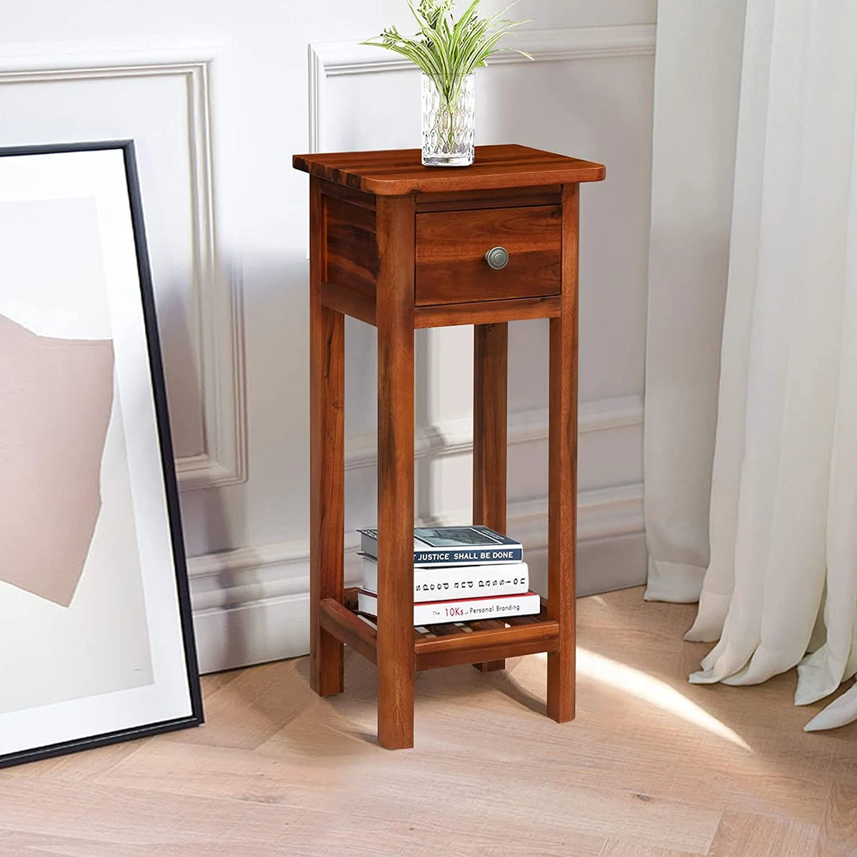 2-Tier Side Table with Drawer O88989