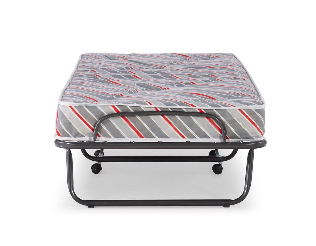 Folding Rollaway Guest Bed with Innerspring Mattress J4301