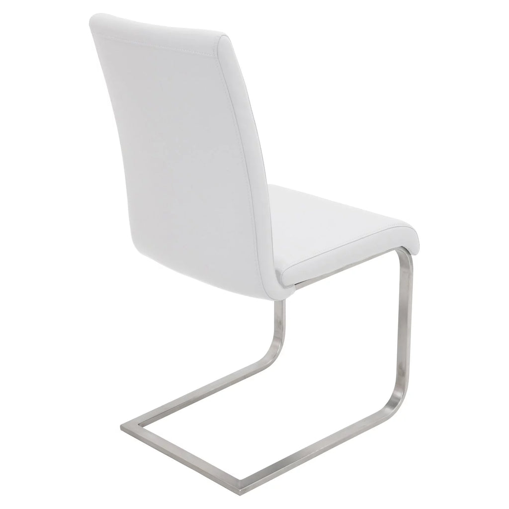 Set Of 2 White Dining Chair E793