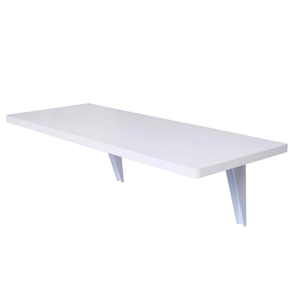 Wall-Mounted Folding Wooden Table White X98444