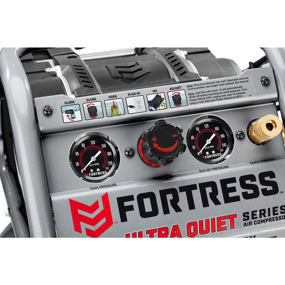 6 Gallon 150 PSI Oil-Free Pancake Air Compressor Q7555