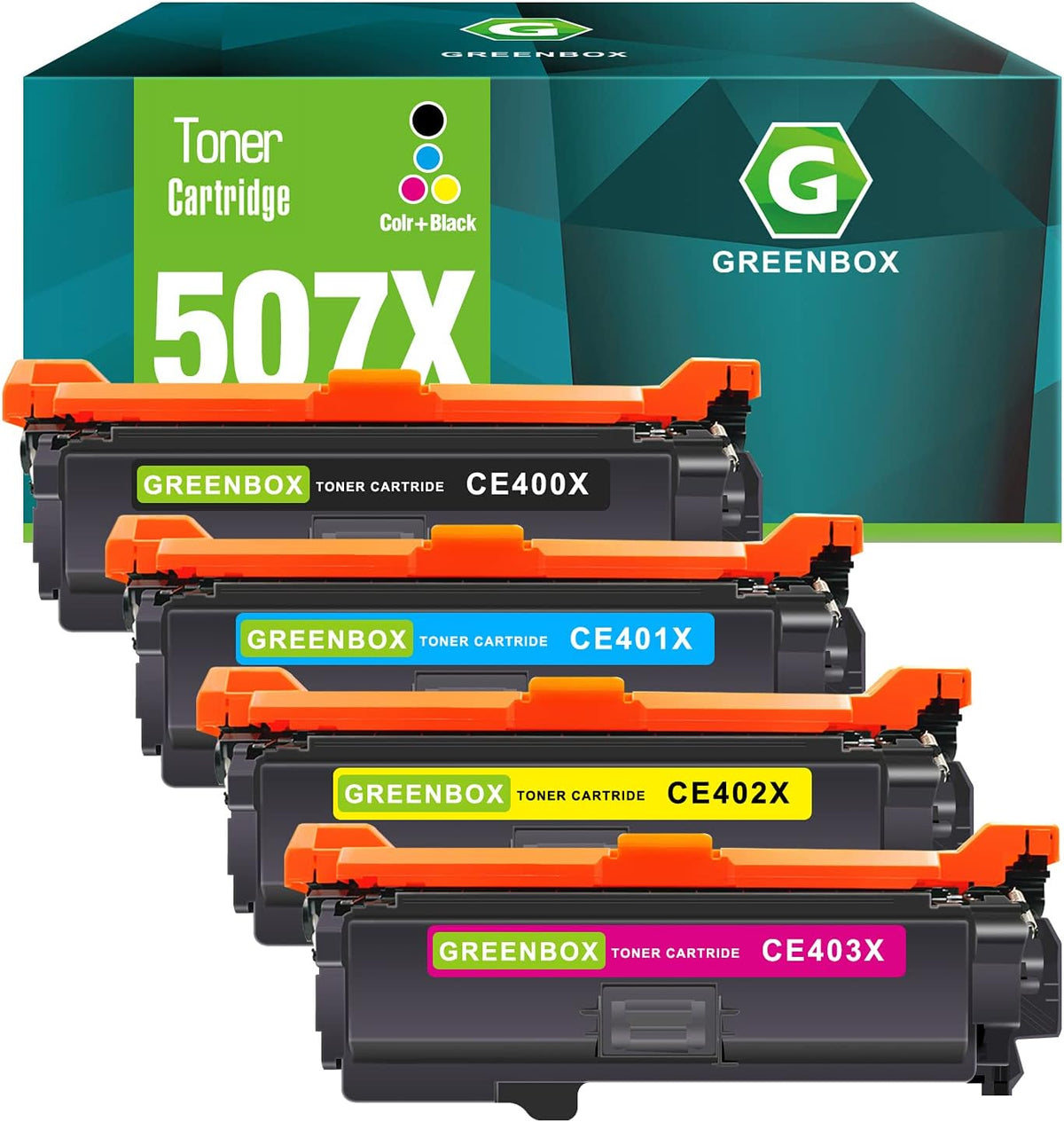 Compatible Toner Cartridge Replacement 1 Black 1 Cyan 1 Magenta 1 Yellow Q67387