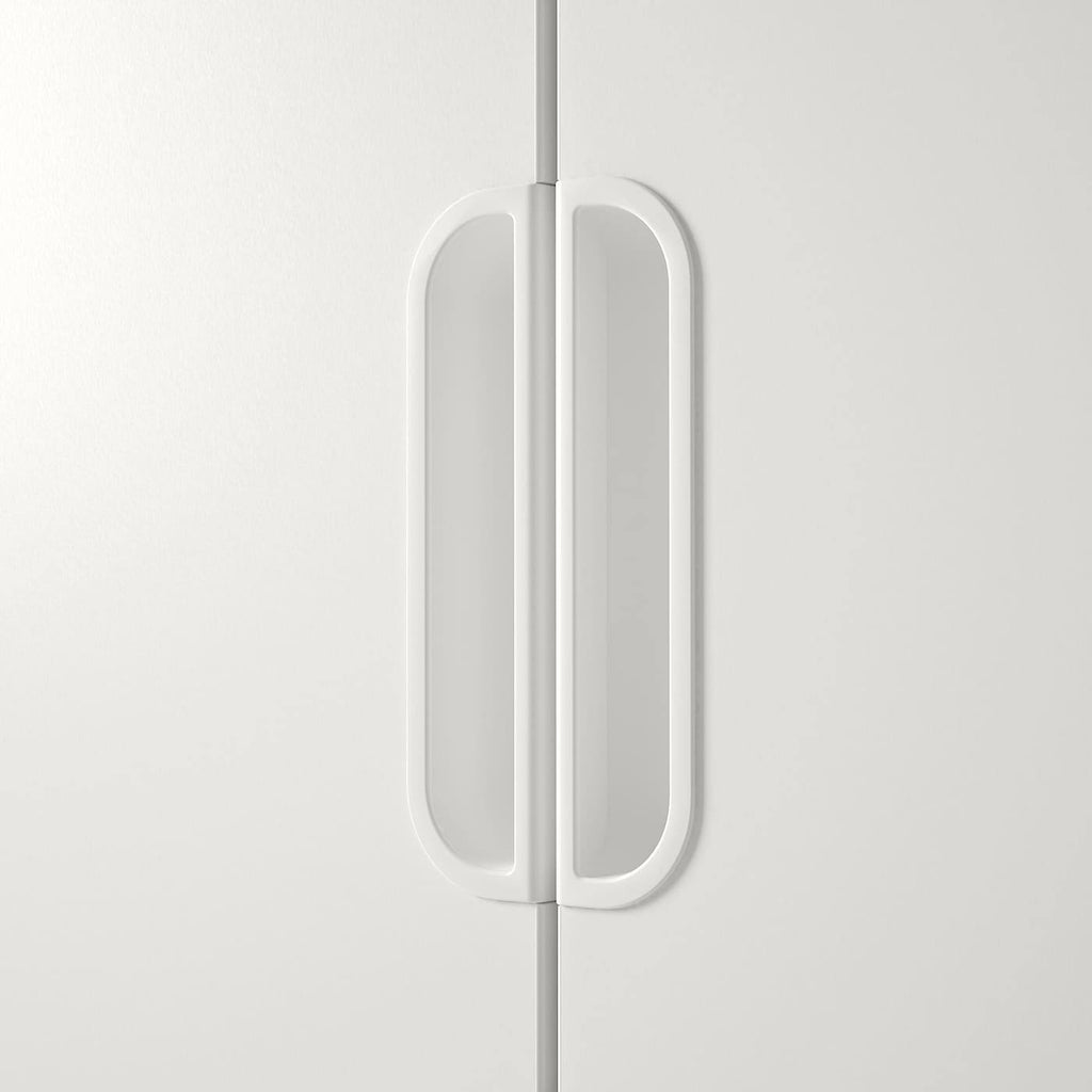 White Cabinet with Doors M6194