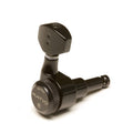Electric Locking Guitar Machine Heads 6 In-Line Black W874