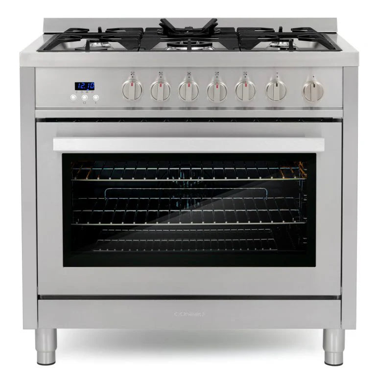 36 3.8 cu. ft. Single Oven Gas Range with 5 Burner Cooktop Stainless Steel U40410