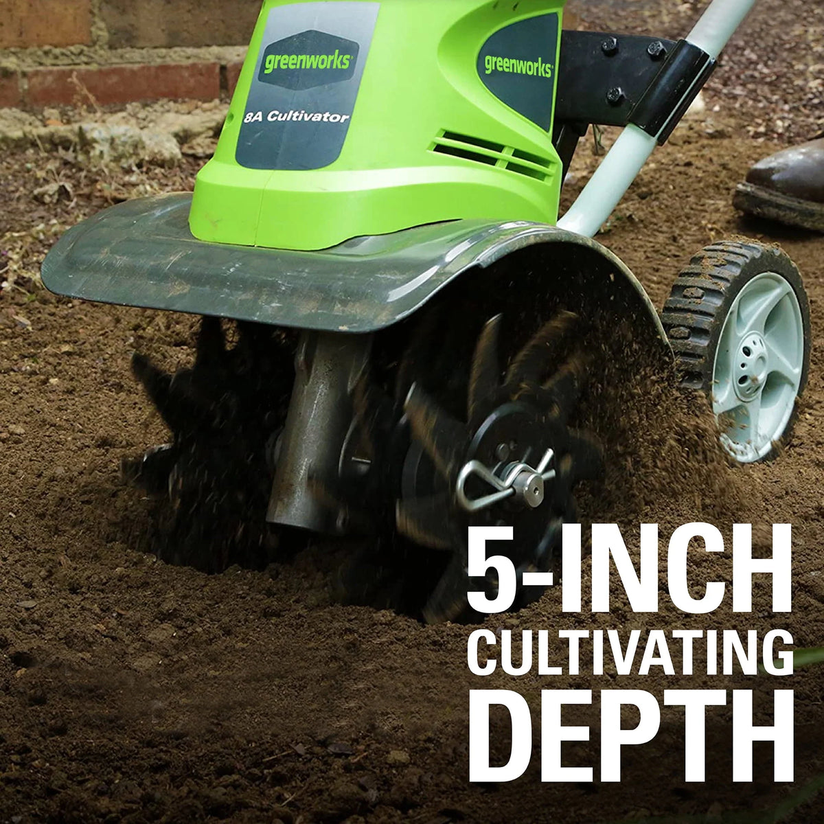8 Amp 10-inch Corded Electric Cultivator/Tiller A38106