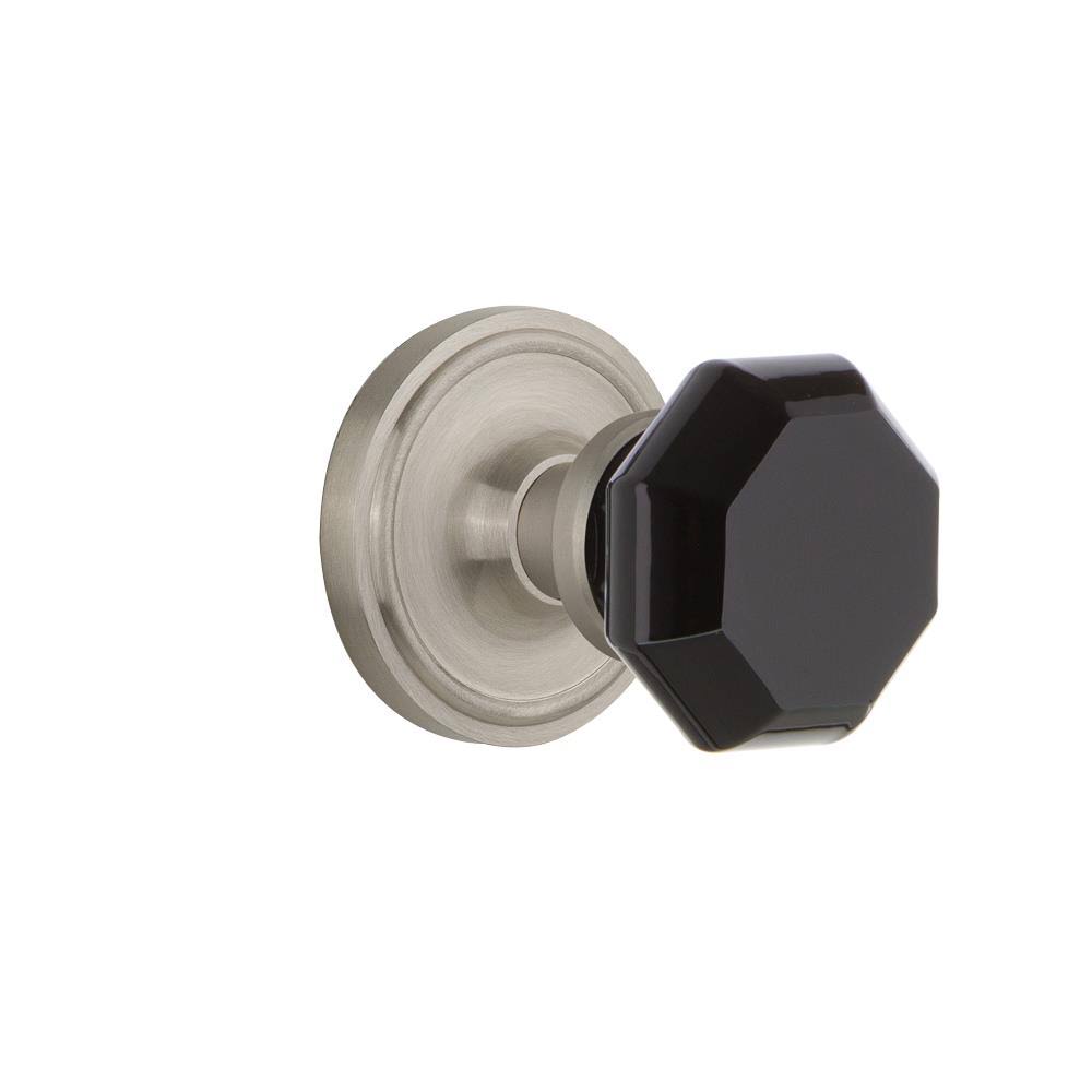 Black Interior Mortise Door Knob V753