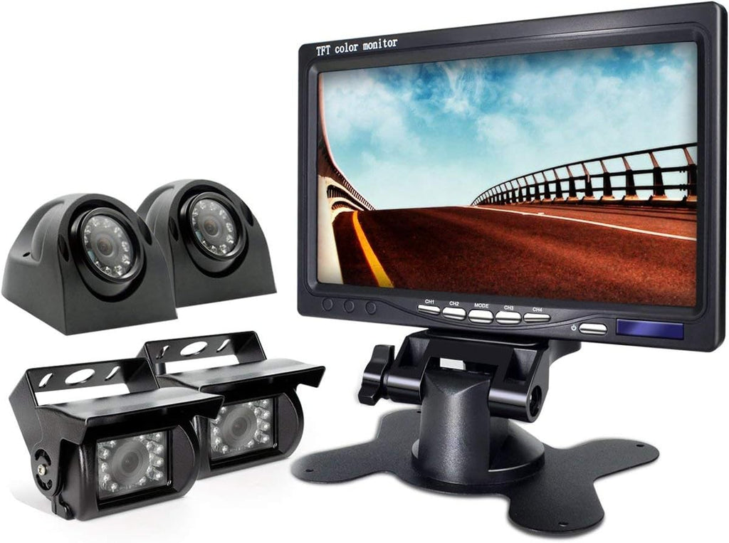 Backup Camera with Monitor 4 Channels Split Screen R462446